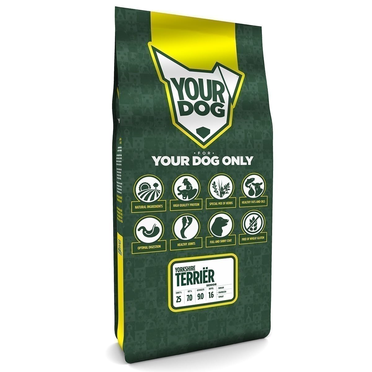 Yourdog 12 kg Yorkshire TerriËr Senior Hondenvoer