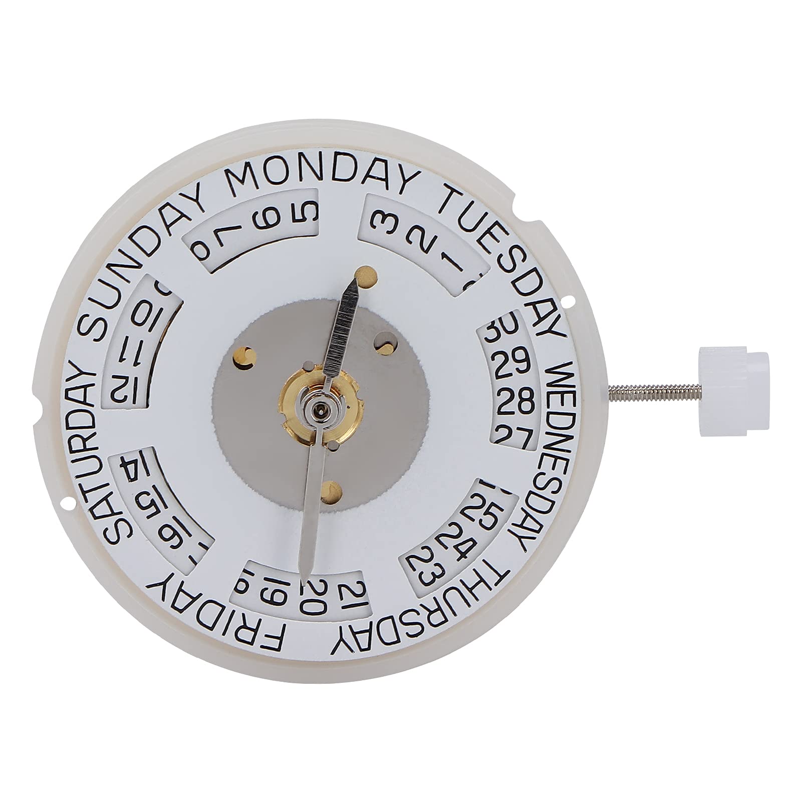 Generic Mechaniczny Mechanizm Zegarka 2834 Złoto Trwałe Części Zamienne dla Mechaników Zegarków Średnica 30 Mm