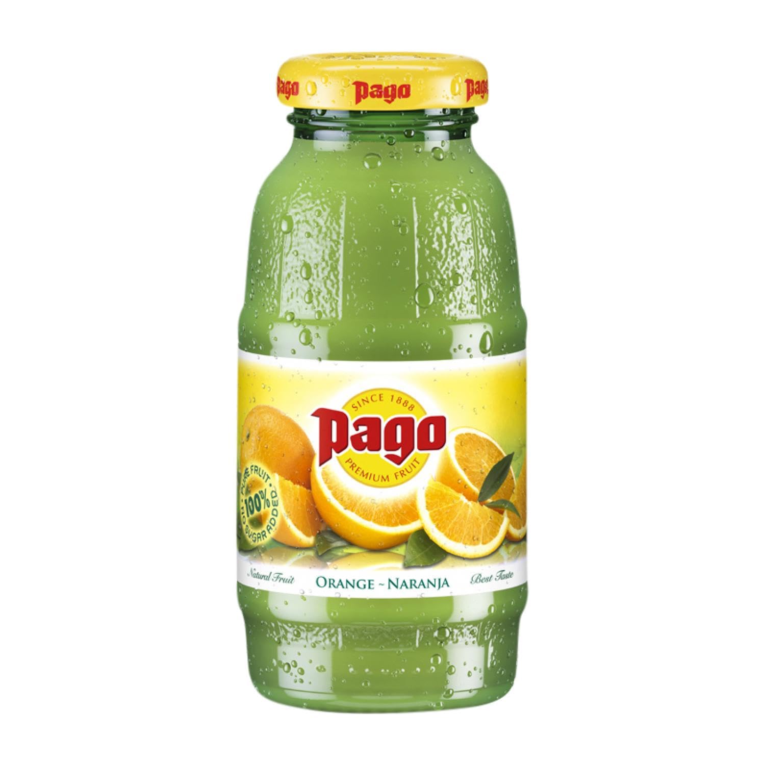 Refrescos y Mixers Caja de 24 unidades Zumos Pago Naranja Botellín 20 cl