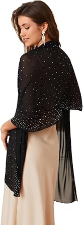 Mesh Shawls and Wraps for Evening Dresses Women Glitter Scarf Sparkly Scarve Wedding Shawl Wrap Bridesmaid Scarves