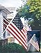 Annin Flagmakers American Flag SolarGuard Nylon Flag, Solar Light and Flagpole Kit, Mansion Kit, 6 Feet (Model 42914) 100% MADE in USA