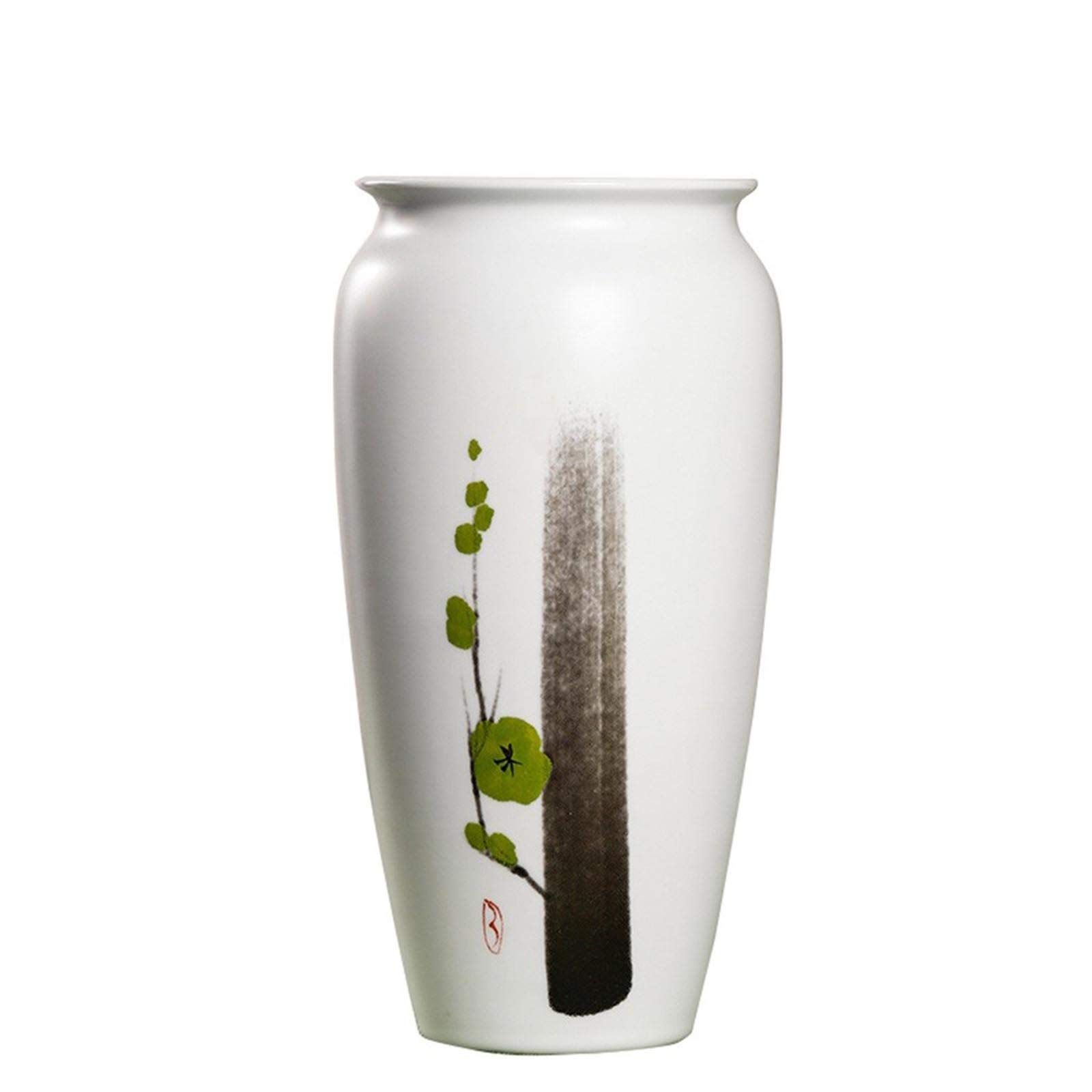 Bzgpmfud E Vas Desktop S For Flower Countertop Cylinder Ceramic S Creativ Hand Painted Ideal Pampas Grass Dried Flowers(E)