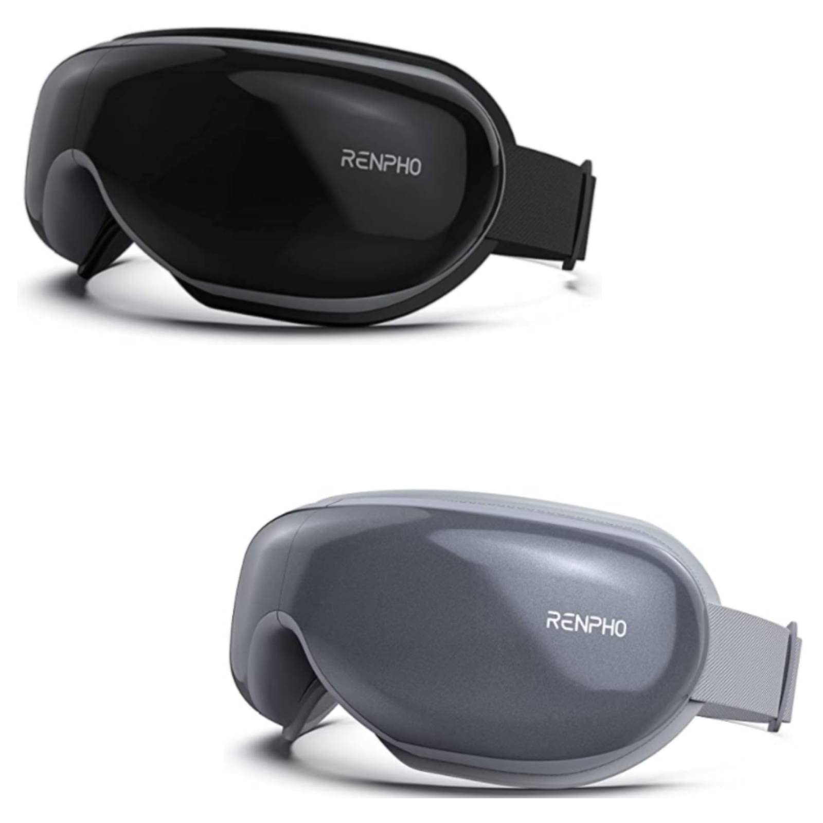 RENPHO Eye Massager with Heat Black Gray
