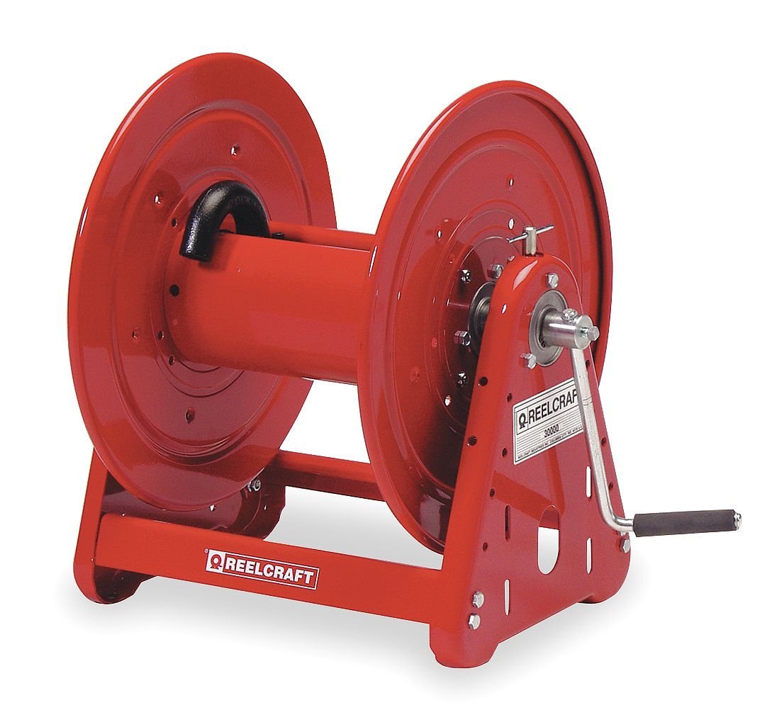 Reelcraft CA38112 M Heavy Duty Hand Crank Hose Reel, 200' Water Hose Not Included