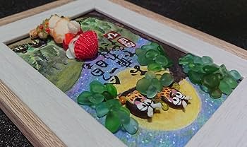 WOL  シーグラスアート　お地蔵さん WOL シーグラスアート お地蔵さん