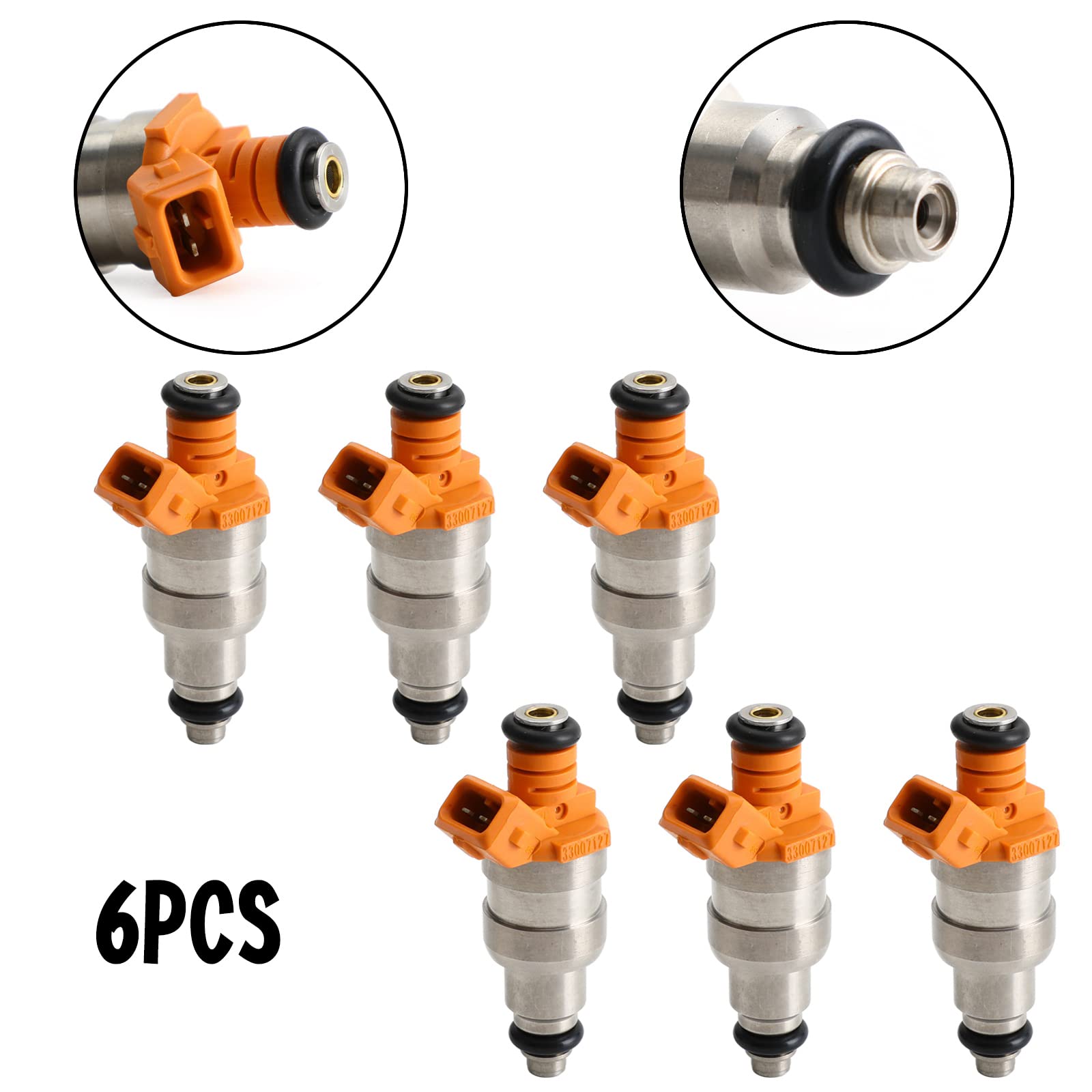 Areyourshop Einspritzdüse 6pcs Fuel Injectors 33007127 für Wran 