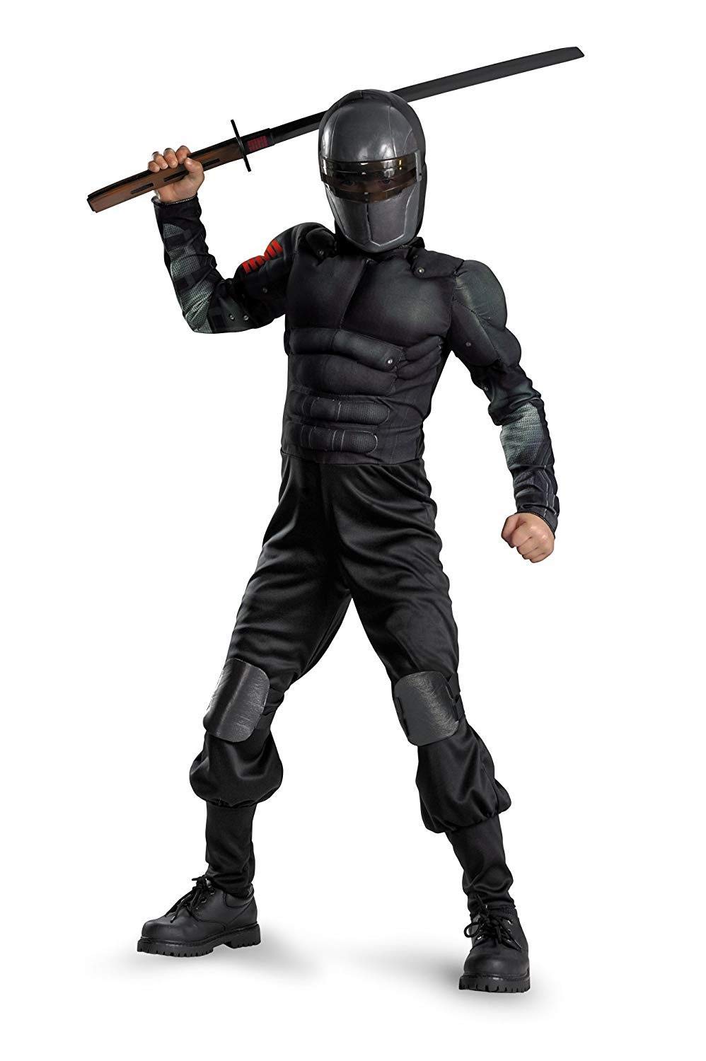 Costumes G.i. Joe Retaliation Snake Eyes Classic Muscle Costume