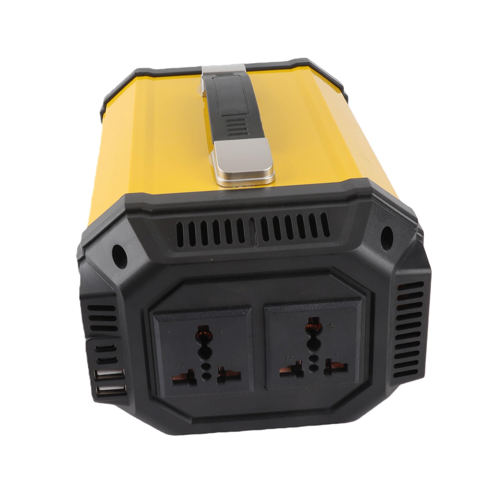 Aramox Samochodowy Przetwornica Napięcia ABS Zmodyfikowana Przetwornica Sinusoidalna 1000 W DC 12 V na AC 220 V z Wyświetlaczem W Czasie Rzeczywistym 4 USB PD QC 24 W do Wycieczek Samochodowych