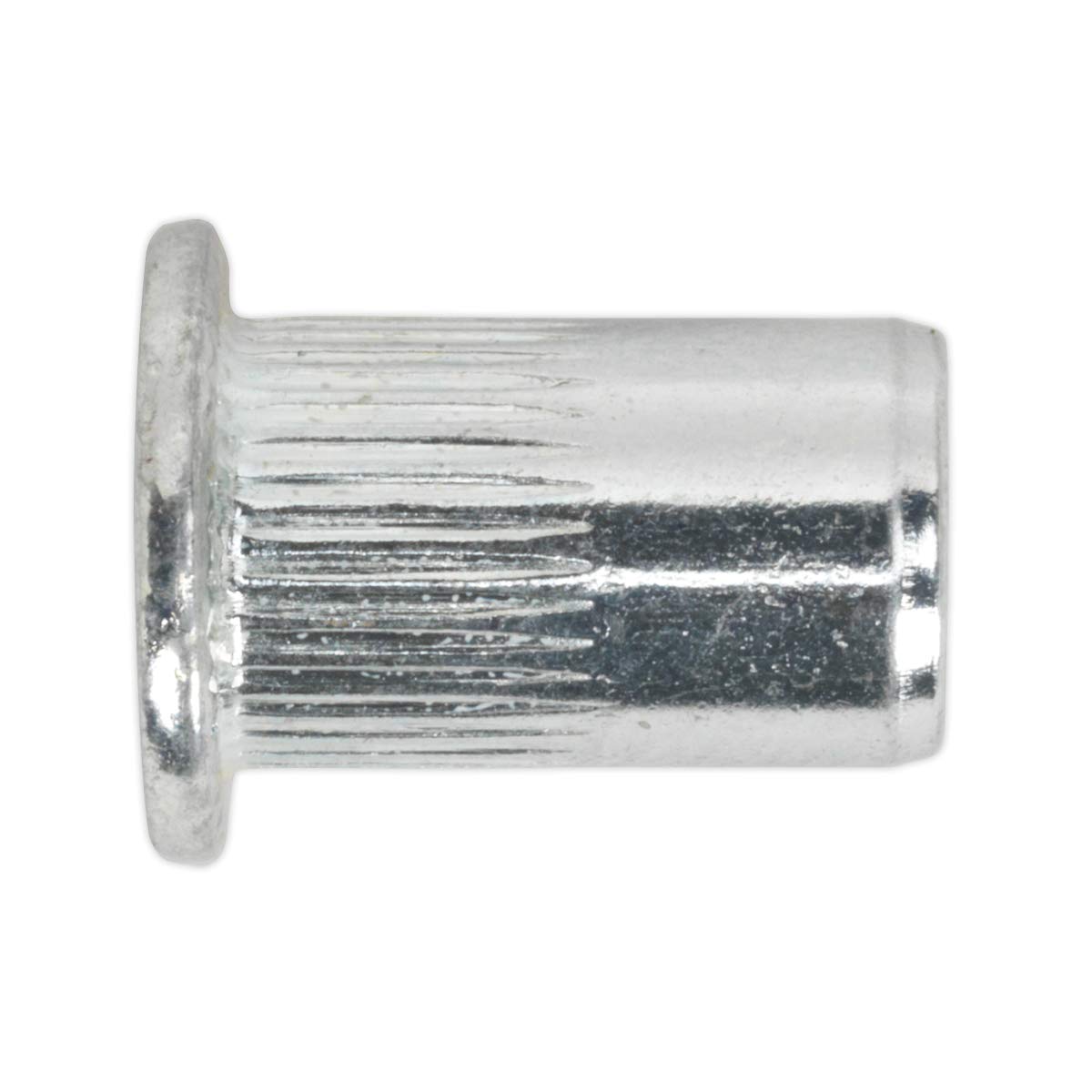 Sealey Tism8 Threaded Insert (Rivet Nut) M8 Splined Pack Of 50