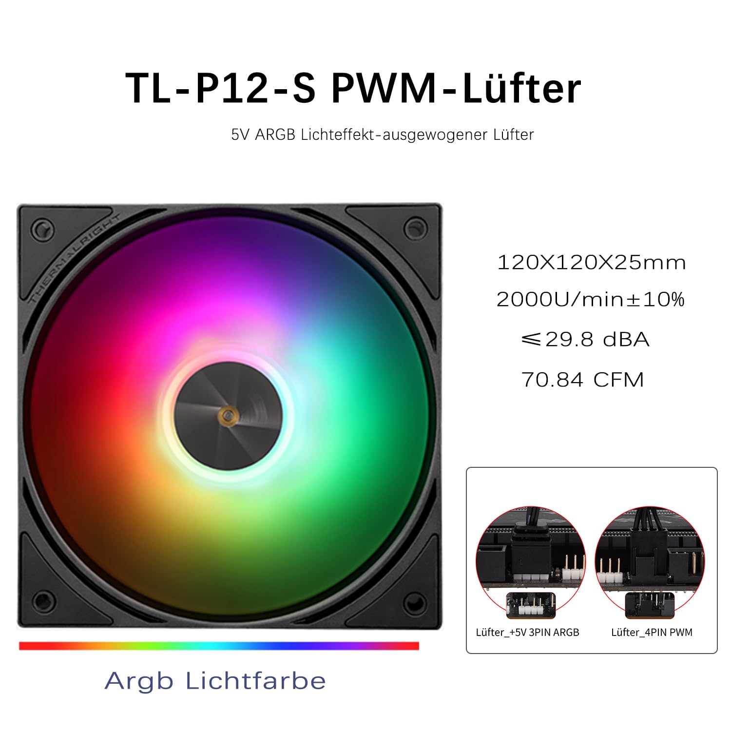 TR-Thermalright Assassin X 120 Digital ARGB Black, Enfriador de aire para CPU con cubierta superior de pantalla digital, Refrigeración para CPU de alto rendimiento, Para Intel LGA 1700/1851, AM4/AM5