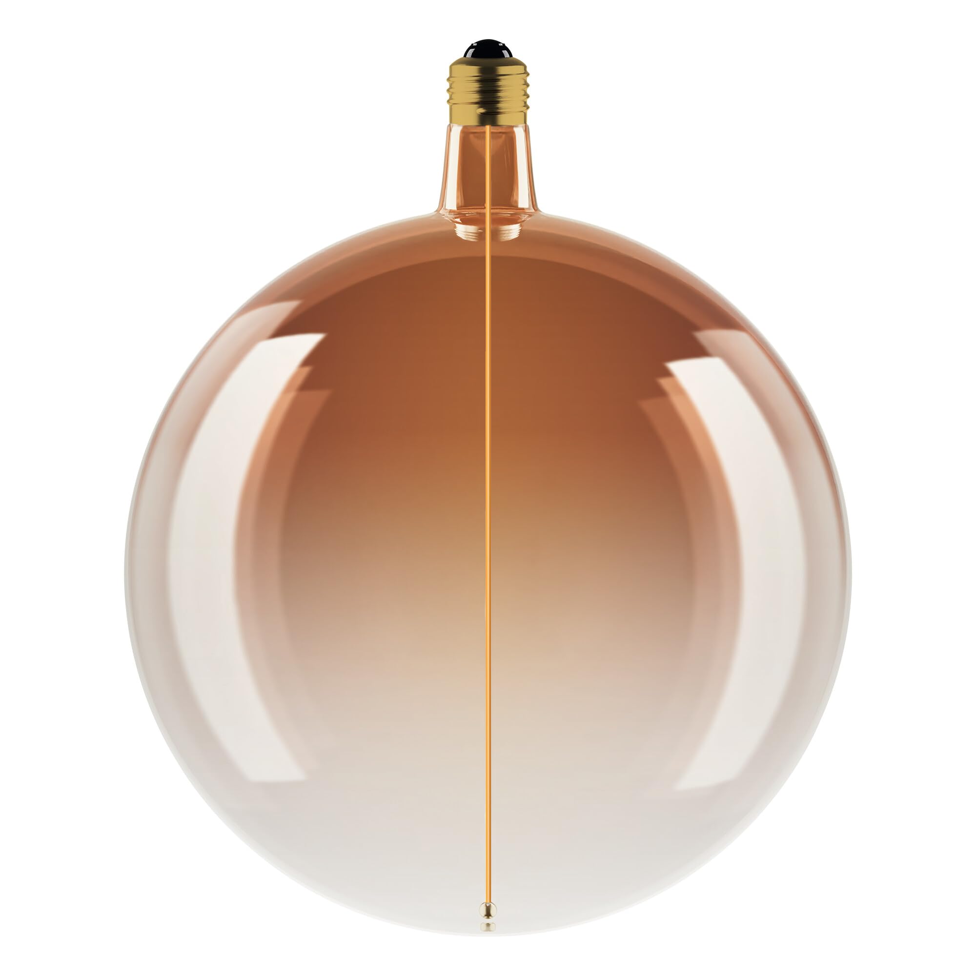 Osram Vintage 1906 Big Globe ist eine dimmbare, dekorative Lampe mit LED-Glüwendel-Magnet-Technologie. Sie bietet 4.8 W für 200 lm, E27 Fassung, Tea Brown Glas, 200 mm Durchmesser, CRI 80.