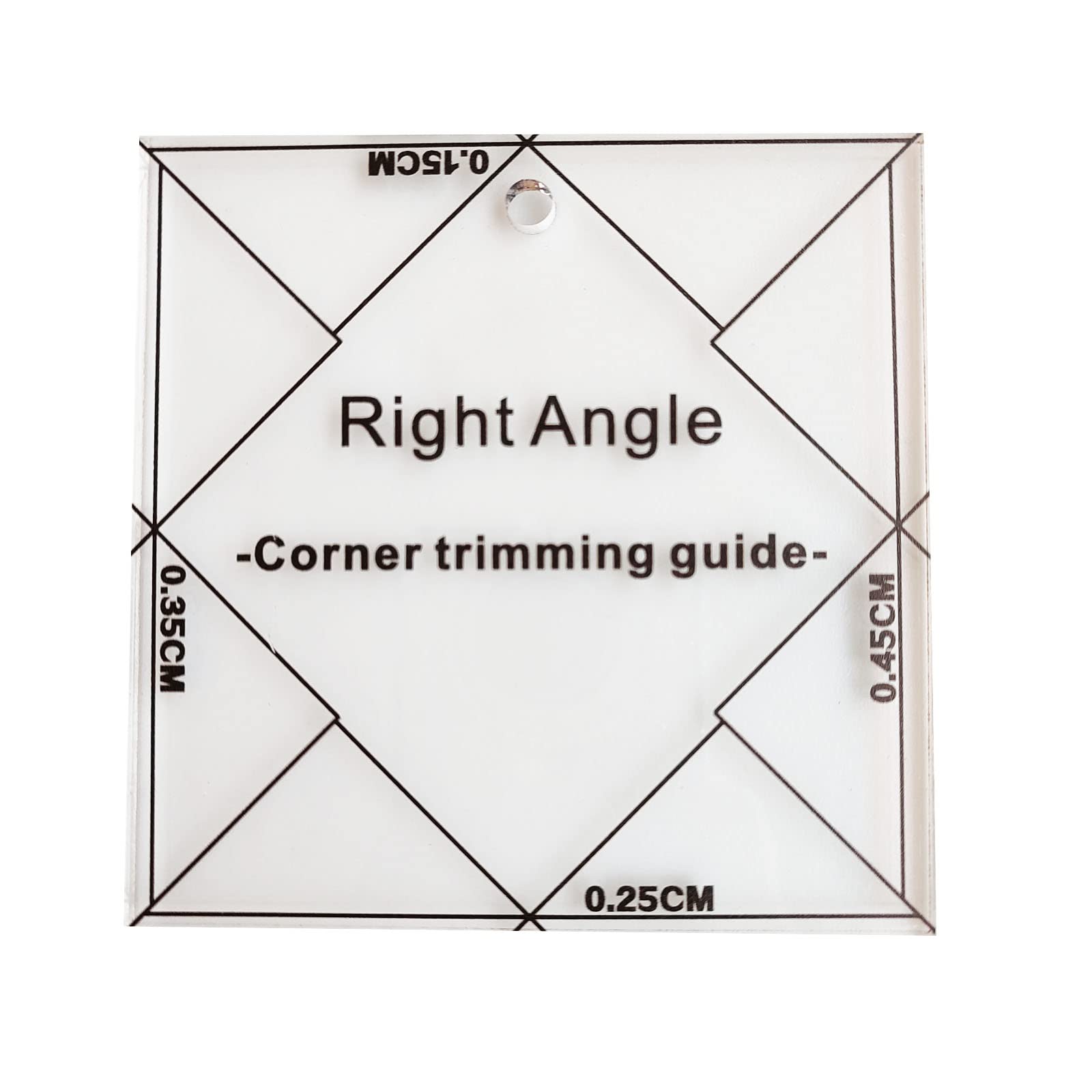 Buy PIAOLGYI Mitered Binding Tool Quilting Rulers Corner Cutting Tool