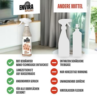 Envira spider spray 5 litres highly effective against spiders in the house Anti-spider spray and agent against spiders - highly effective for home cellar and garden permanently keep away