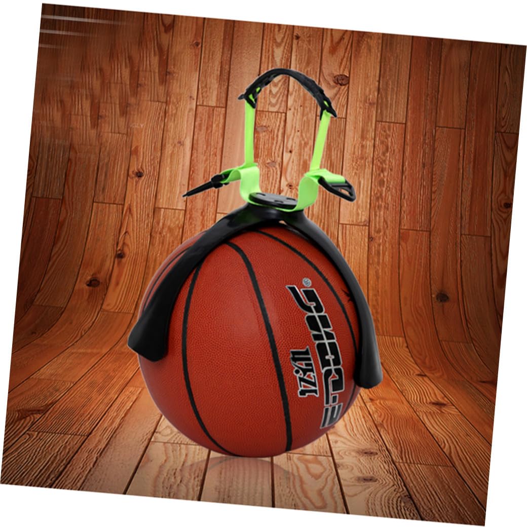 BESTonZON Soporte para Balones Garra para Baloncesto y Fútbol Organizador Seguro y Duradero para Almacenamiento y Exhibición Pared Diseño Flexible Color Verde