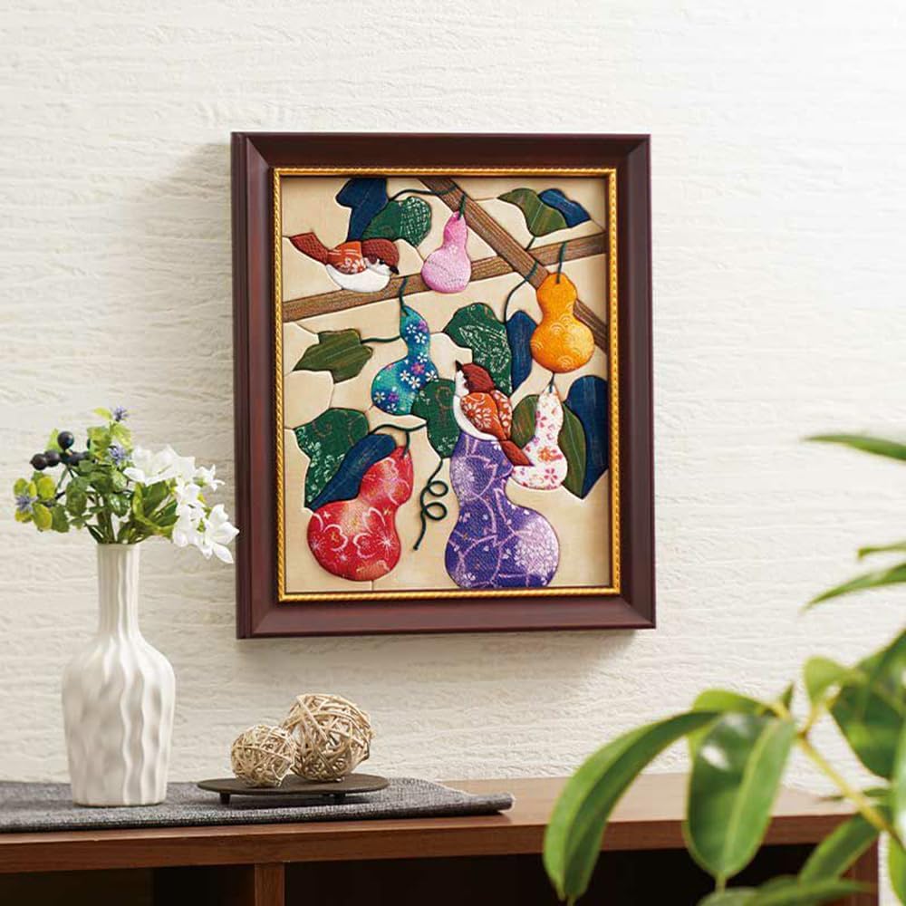 Sakura Horikiri Kimekomi Sparrow and 6 Gourd 5355243