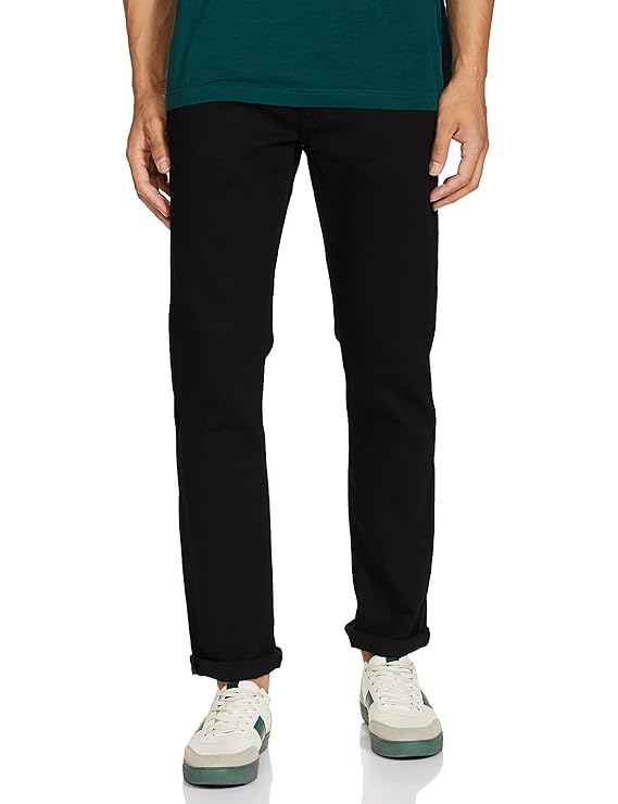 Levi's Men's Slim Jeans (182981253_Solid Black_30) Amazon.in Fashion