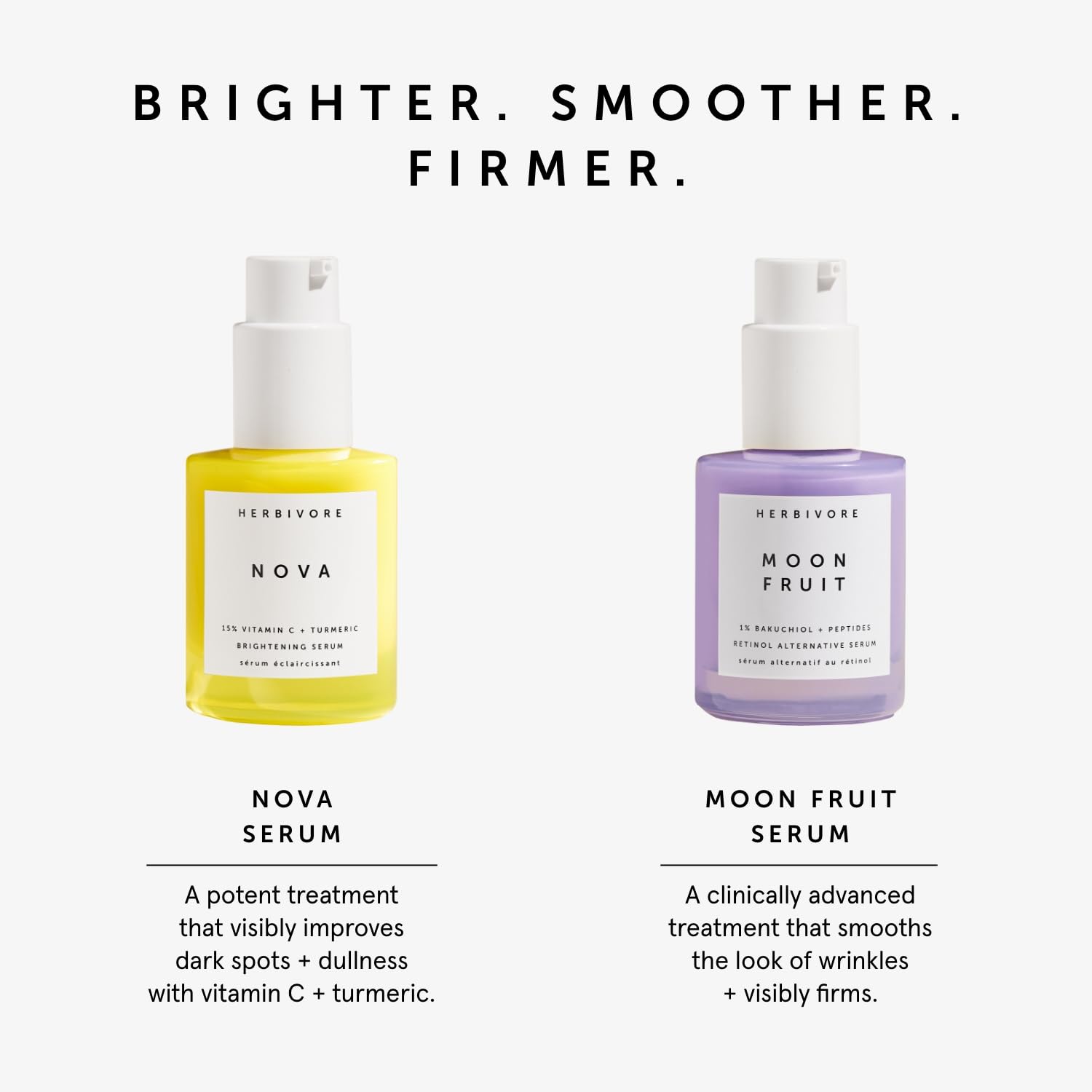 HERBIVORE AM to PM Set | Nova Serum + Moon Fruit Serum - Image 2
