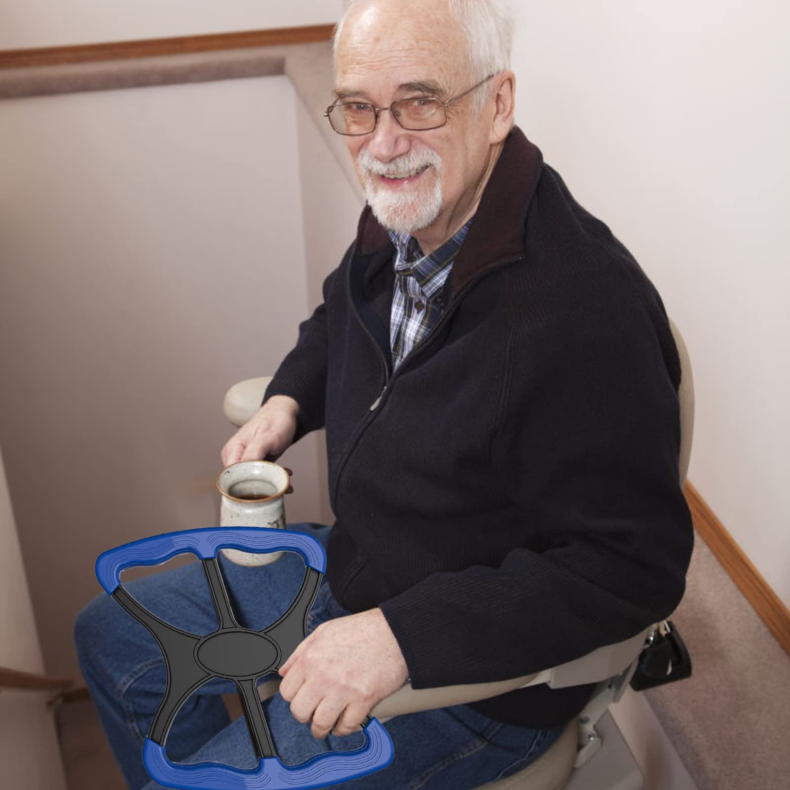 Liberty Lift Standing Aid for Elderly, Lift Aid Bar Non Slip Grip Handles — Amazon image 6