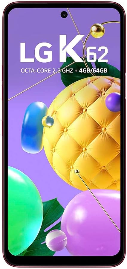 Celular LG - LMK520BMW - K62 64 GB Vermelho | Amazon.com.br