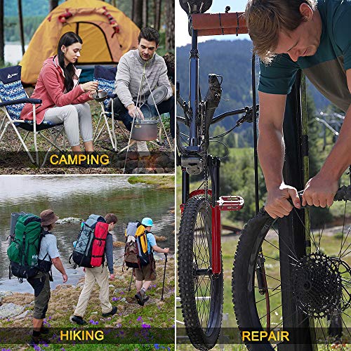 13In1 Camping Survival Multitool With Safety Locking,3 Kind Of Pliers,Knife,Stainless Steel,Screwdriver,Can & Bottle Opener,18-In-1 Snowflake Wrench,Cool Ideal Gifts For Dad Husband Men Him Boyfriend #TOP7