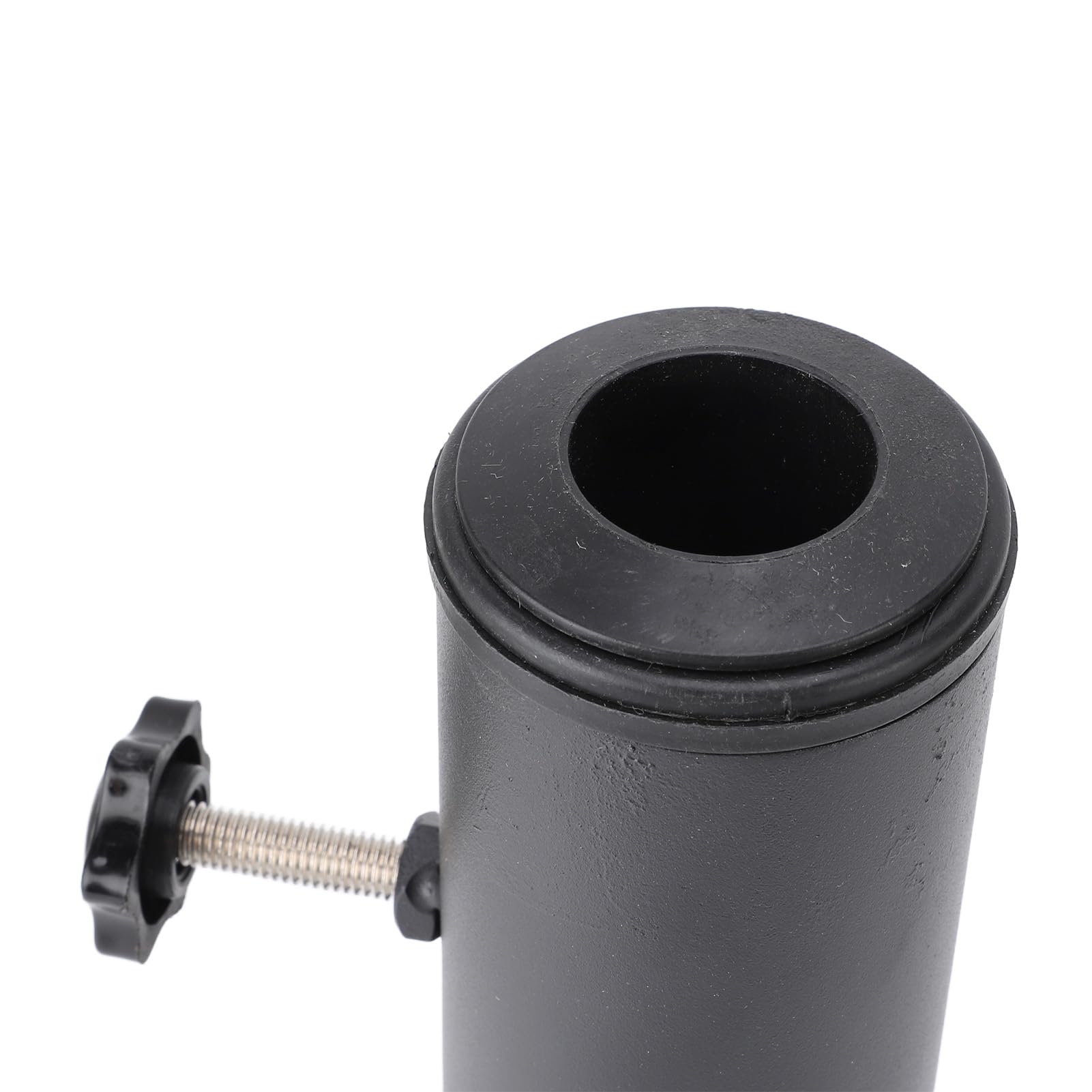 CHICIRIS Portaombrelli da Patio con Base Sigillata, Supporto per Terrazza | Base Ispessita da 4,1 Mm, 4 Supporti Rinforzati, 3 Manicotti in PVC per Pali da 1,25-1,9 Pollici, Viti Metalliche Antiruggine