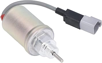 24V Fuel Shutdown Solenoid Valve, Flameout Stop Solenoid U85206452, Sensitivity, Replacement for HL403C 15 HR404C 22T 402D 403D 404D 404C 403C Engines