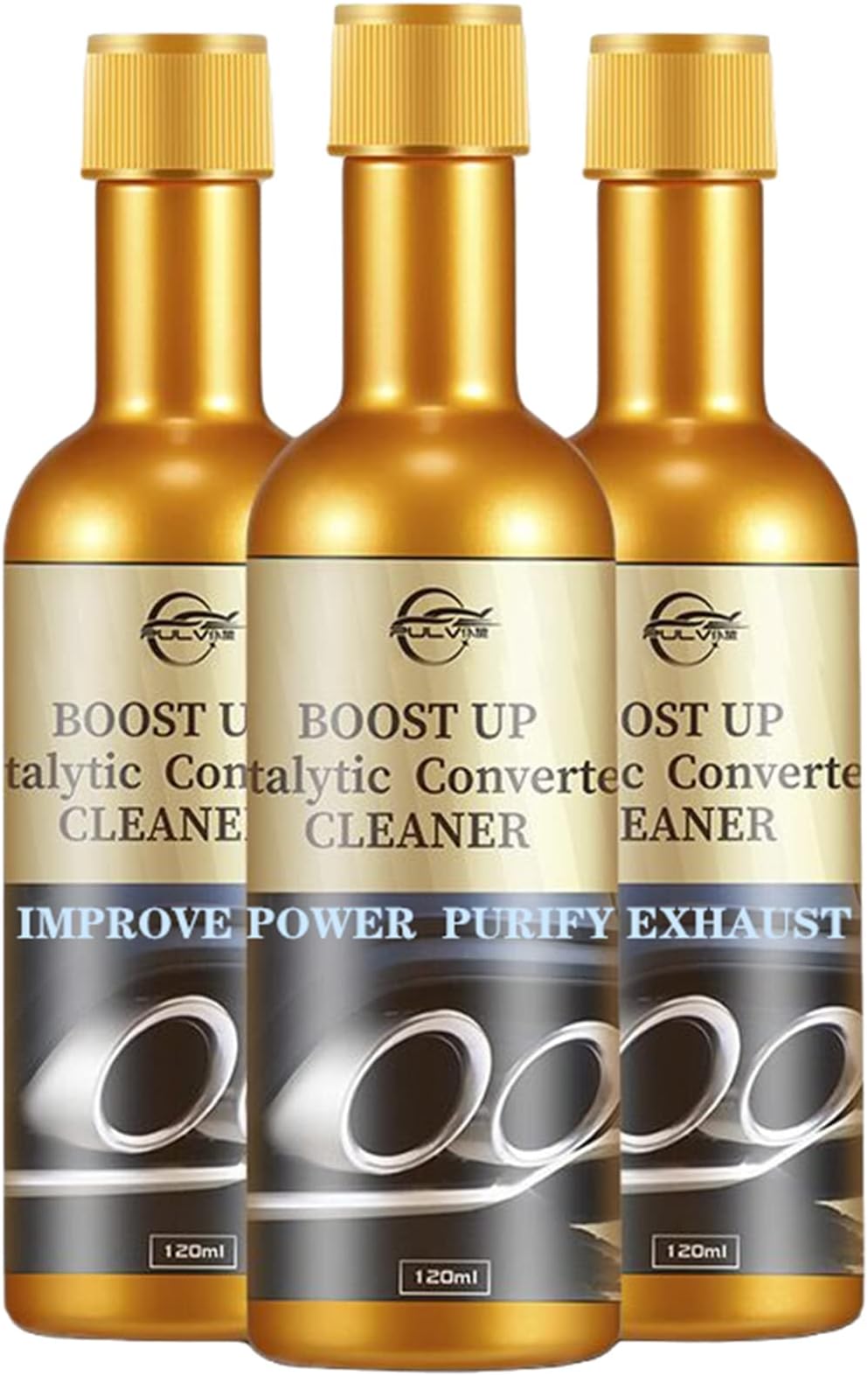 Auto Parts Engine Boost Up Cleaner Catalytic Converter Cleaner Fuel System Treatment Additive for Gasoline and Diesel Car (3Pcs)