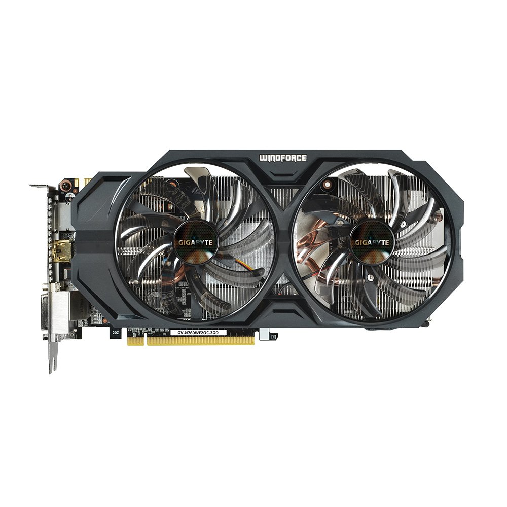 Amazon | Gigabyte GTX760 GDDR5-2GB 2xDVI/HDMI/DP OC