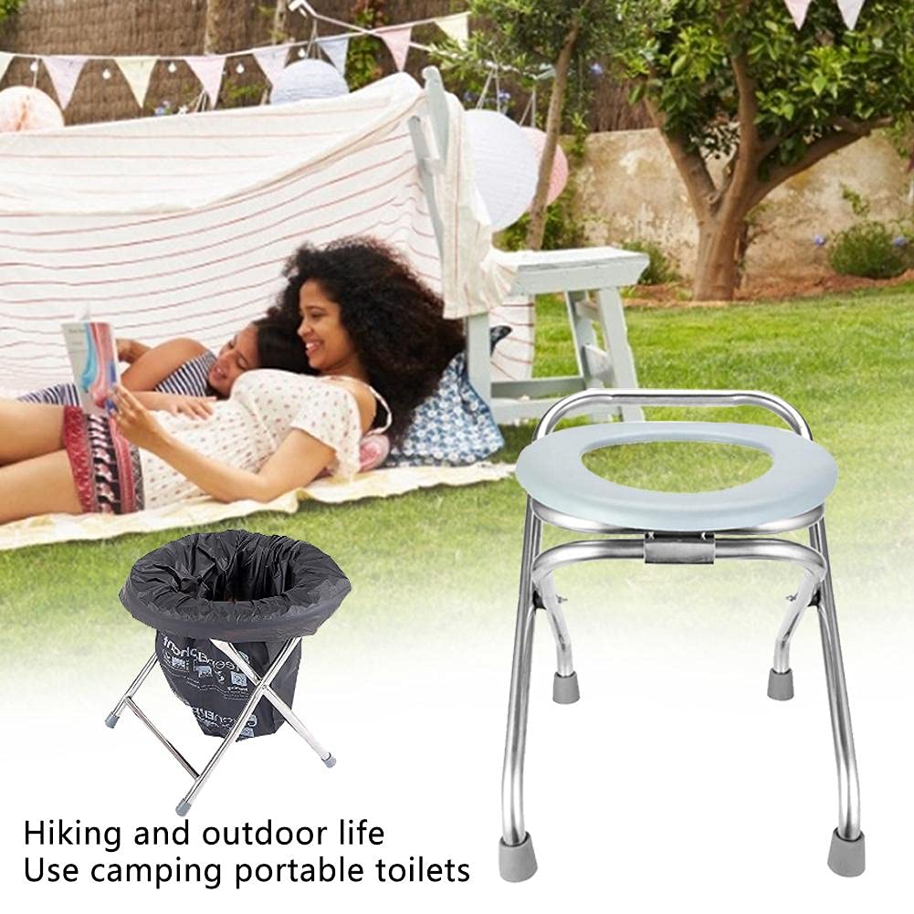 Campingklo Campingtoilette Tragbare Camping WC Outdoor Mobile Klapptoilette Campingtoilette Faltbar Tragbare Camping Toilette Faltbare Reisetoilette für Camping, Wandern, Ausflüge