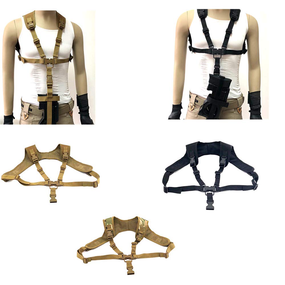 HWZ Tactical Molle Belt Strap P90 Shoulder Gun Adjustable Outdoor Activities Belt Strap Hunting Accessories (CP)