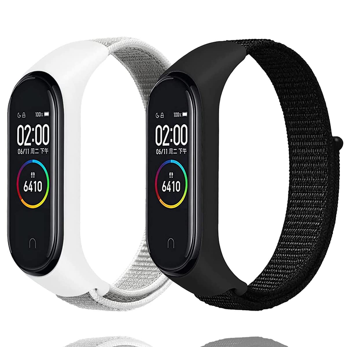 Correa de nailon para Xiaomi Mi Band 7/6/5/4/3, pulsera de repuesto de nailon ajustable, compatible con Xiaomi Mi Band 7/6/5/4/3 para mujeres y hombres — view 8