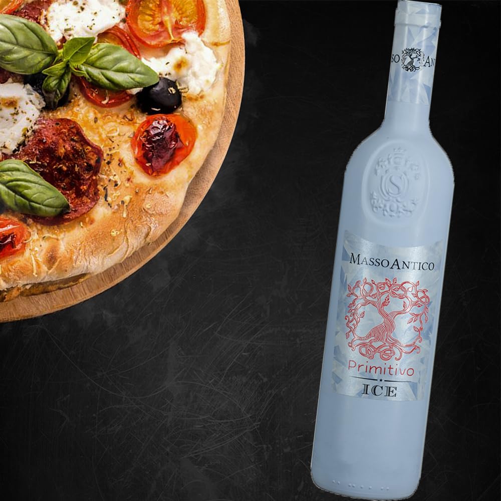 Masso Antico Primitivo Salento ICE, 2023, sortenreines Weinpaket + VINOX Winecards (6x0,75l)