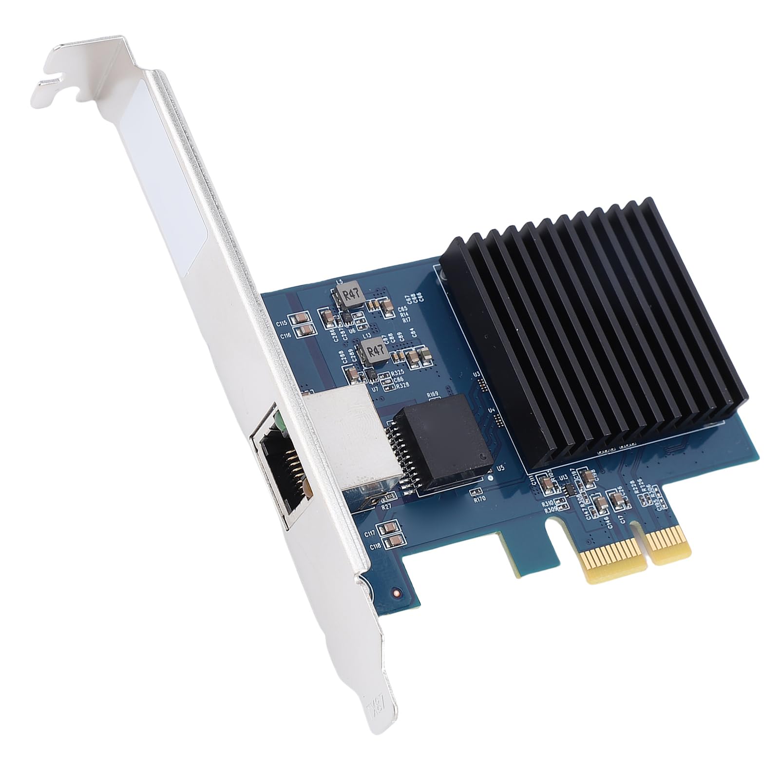 Aramox Tarjeta PCIe 10G, Chipset RTL8127, Adaptador Ethernet de Alta Velocidad con PCI Express 4, Compatible con Servidor de Escritorio