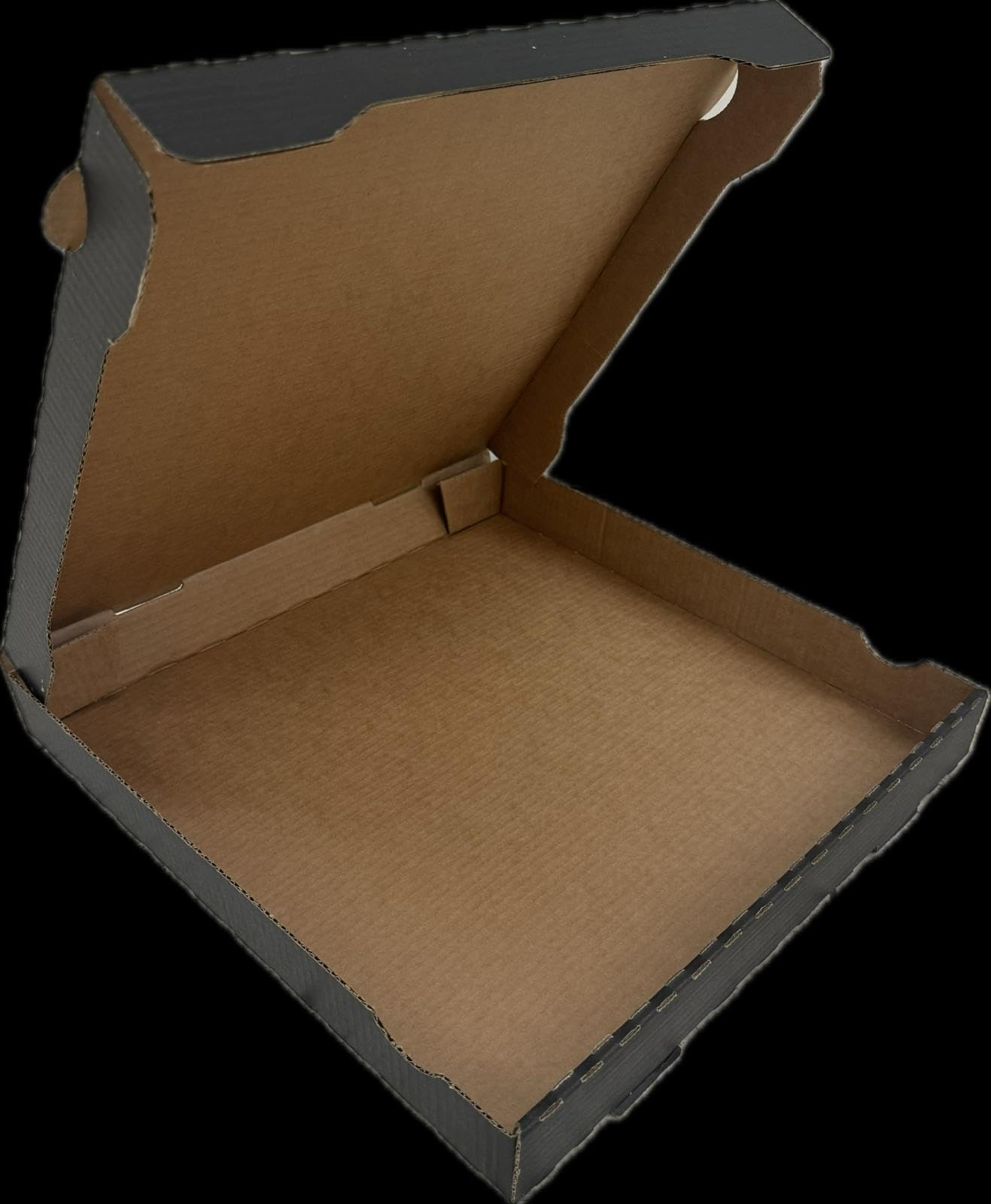 Pizzakarton - Pizzaboxen - Pizzaschachtel - schwarz - 100 Stück - 32x32x4 - edel - "Der Schwarze"