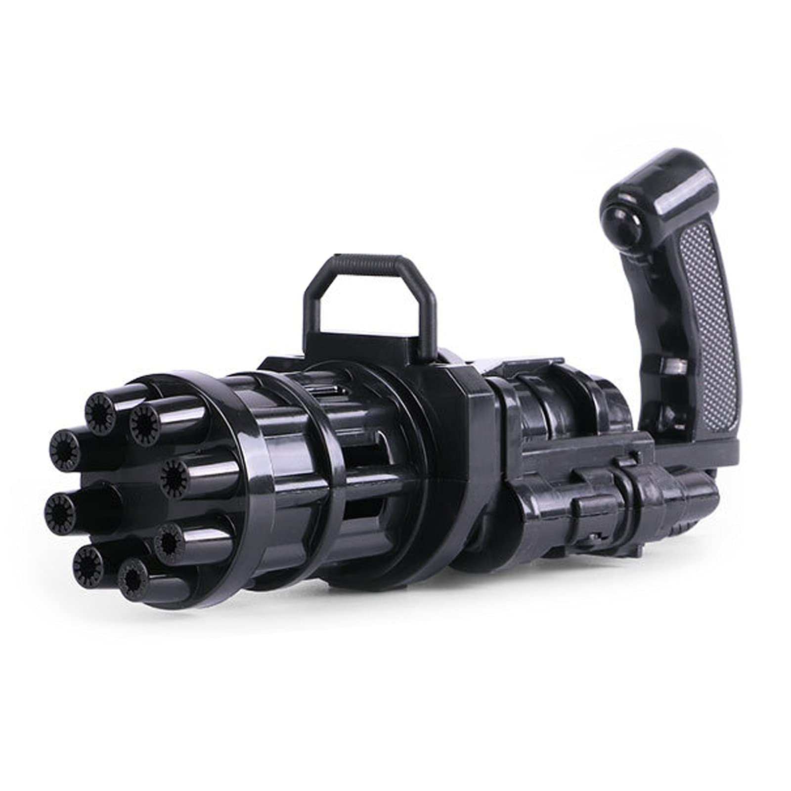 Tik Tok Gatling Bubble Machine Auto Gatling Bubble Gun 8-Hole Ultimate Foam Output Bubble Maker for Summer Outdoor Activities Smart Outdoor Toys for Kids Gifts for Kids 3 4 5 6 7 8 9 10 Year Old Black