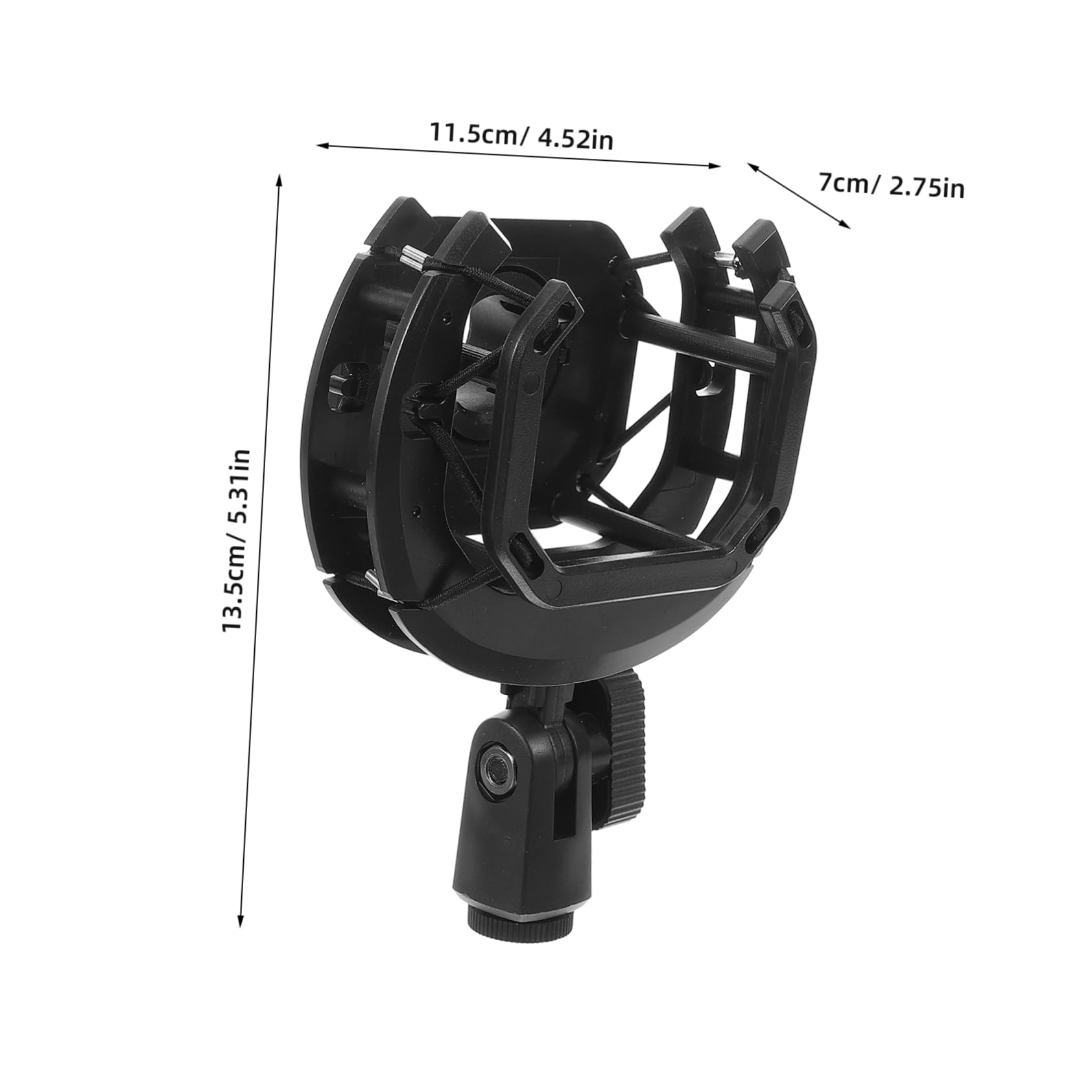 TOYANDONA 5piezas Soporte Antivibración Para Micrófono De Montura De Choque Para Grabación Transmisión y Podcasting Estable y Portátil Compatible Micrófonos Estándar