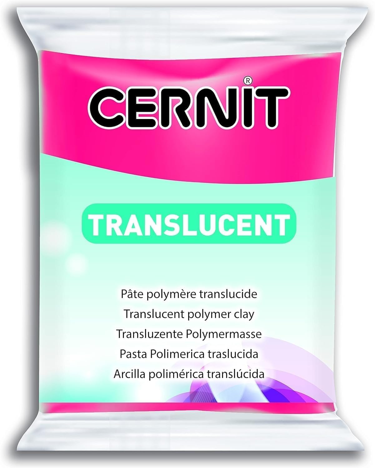 CernitTransparant Clay 56g, Emerald, 7 x 5.5 x 1.5 cm