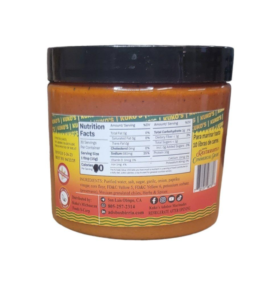 Miniatura 2 de Pollo asado Rojo Adobo Adobo Salsa de cocina pasta de chile Pollo usado comercial Pollo asado Loco vegano amigable