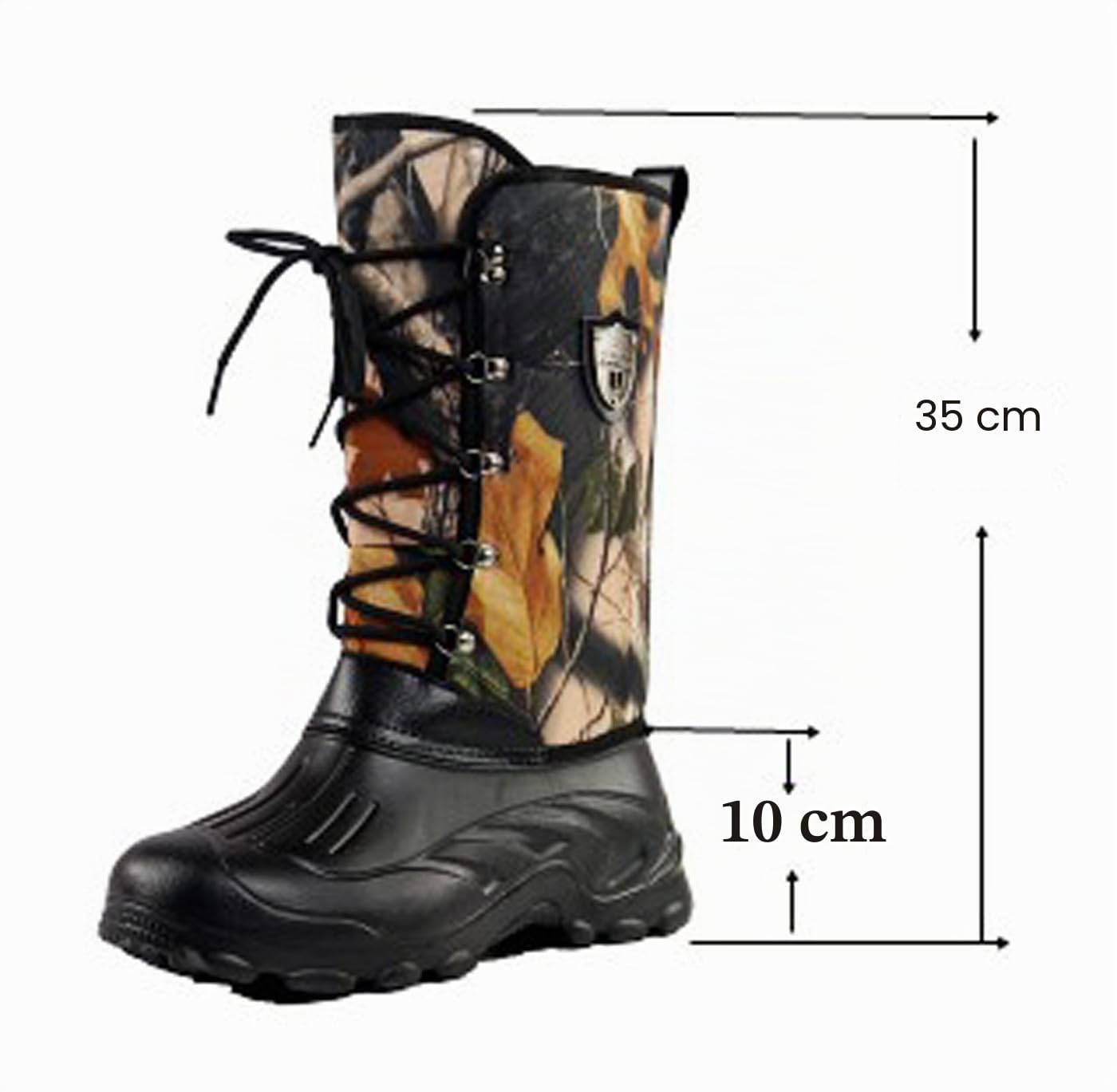 Pangolin Bottes de Neige Imperméables Homme Femme Hiver Grand Froid avec Doublure Amovible, Chaussures de Randonnée Neige Antidérapantes, Bottes Outdoor