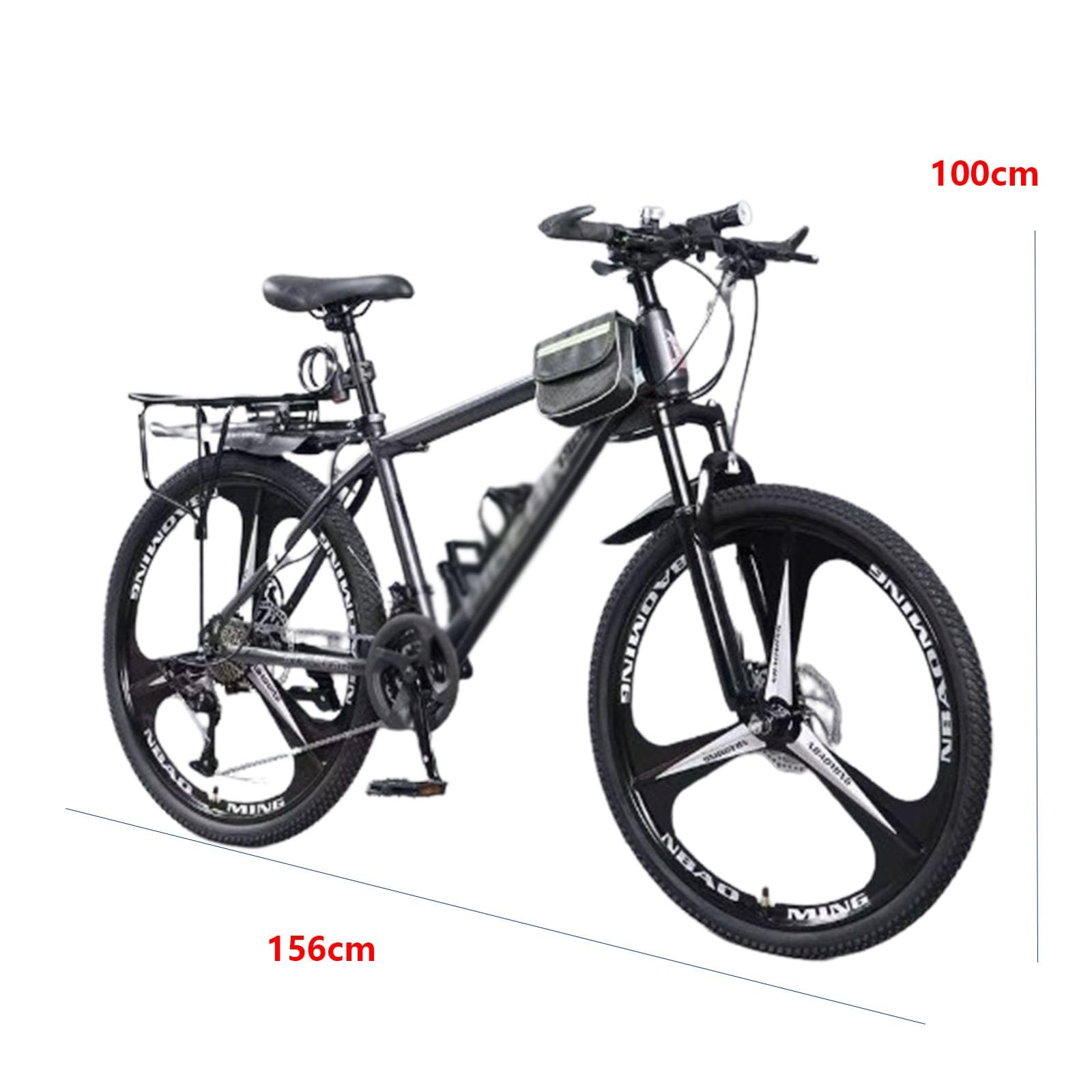 Bici da strada Dual Disc da 24 pollici con telaio in lega di alluminio leggero e cambio a 21 velocità, perfetta per uomini e donne