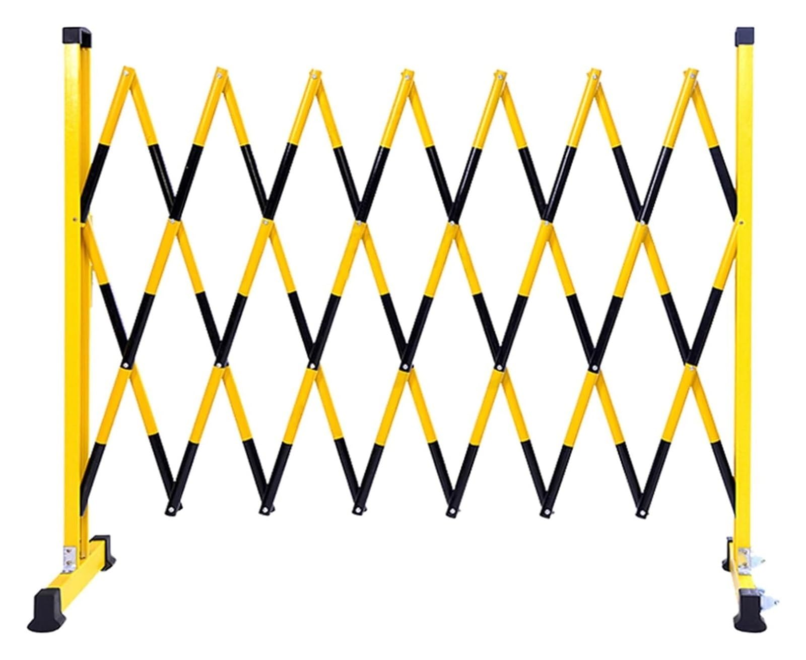 Barrière extensible mobile isolée pour bloquer l'accès aux zones de danger