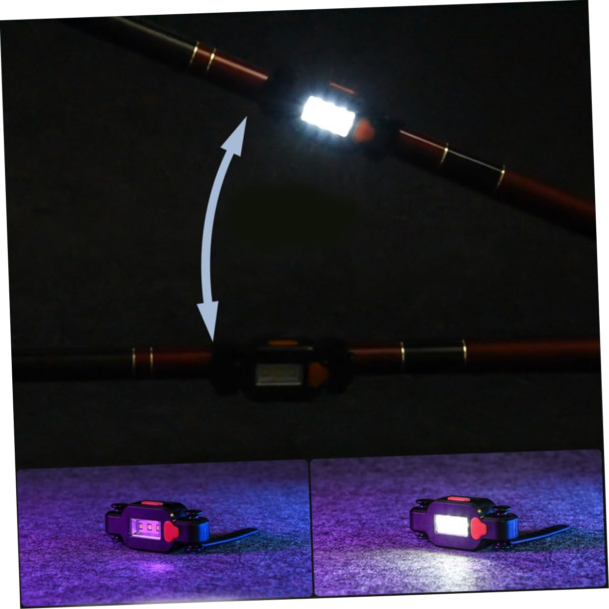 ifundom Gravity Sensor Bait Light Rechargeable Fishing Lamp for Night Fishing Accessories Durable Sensitive Design for Attracting Fish with Enhanced Sensitivity