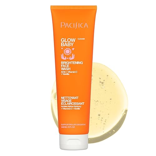 Miniatura 17 de Pacifica Dúo de lavado facial  Limpiador iluminador con vitamina C Glow Baby + limpiador suave de espuma de mar, juego de lavado facial exfoliante
