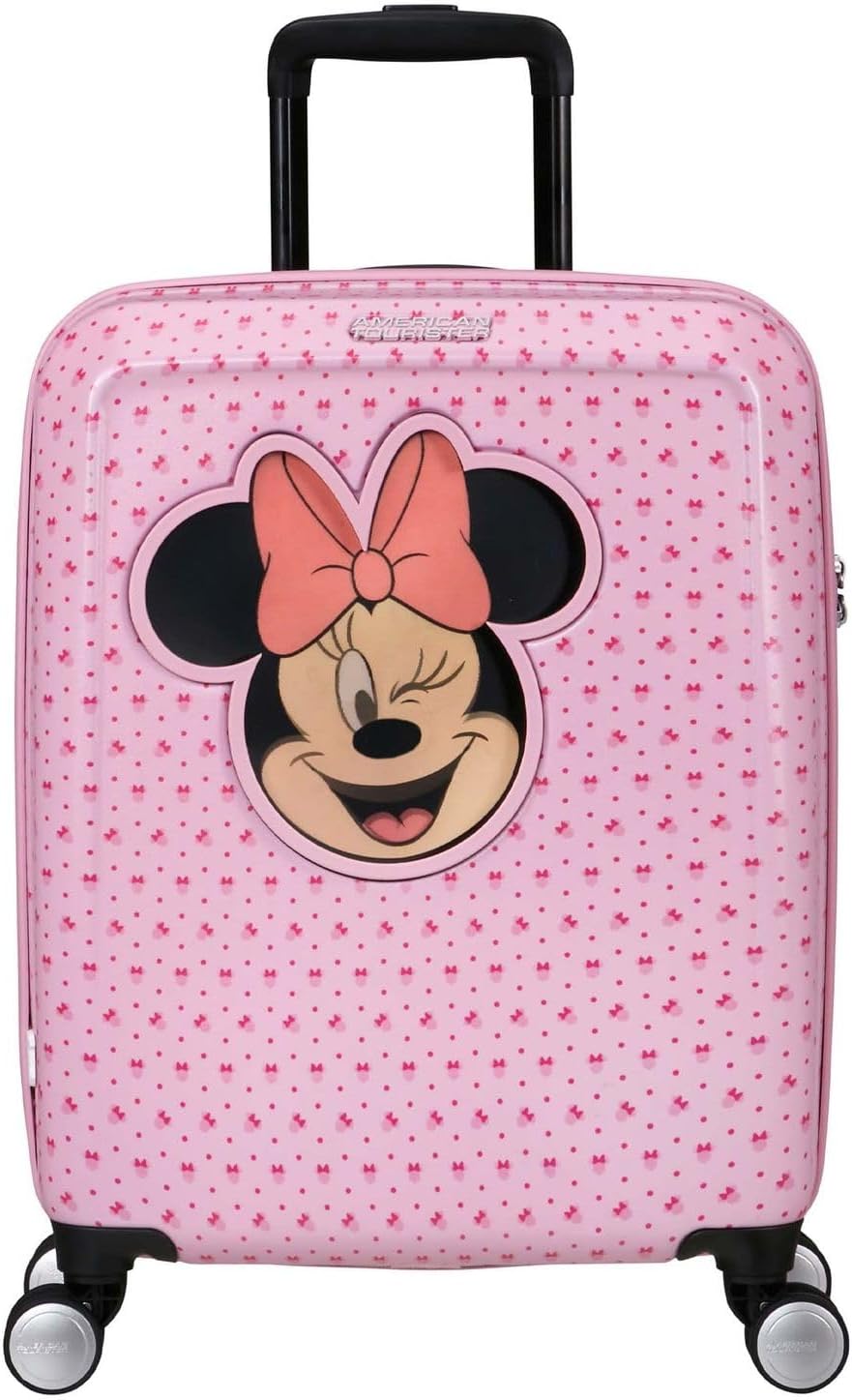 American Tourister Funlight Disney Bagaglio a mano, piccolo, Minnie rosa lenticolare, bagaglio a mano Disney