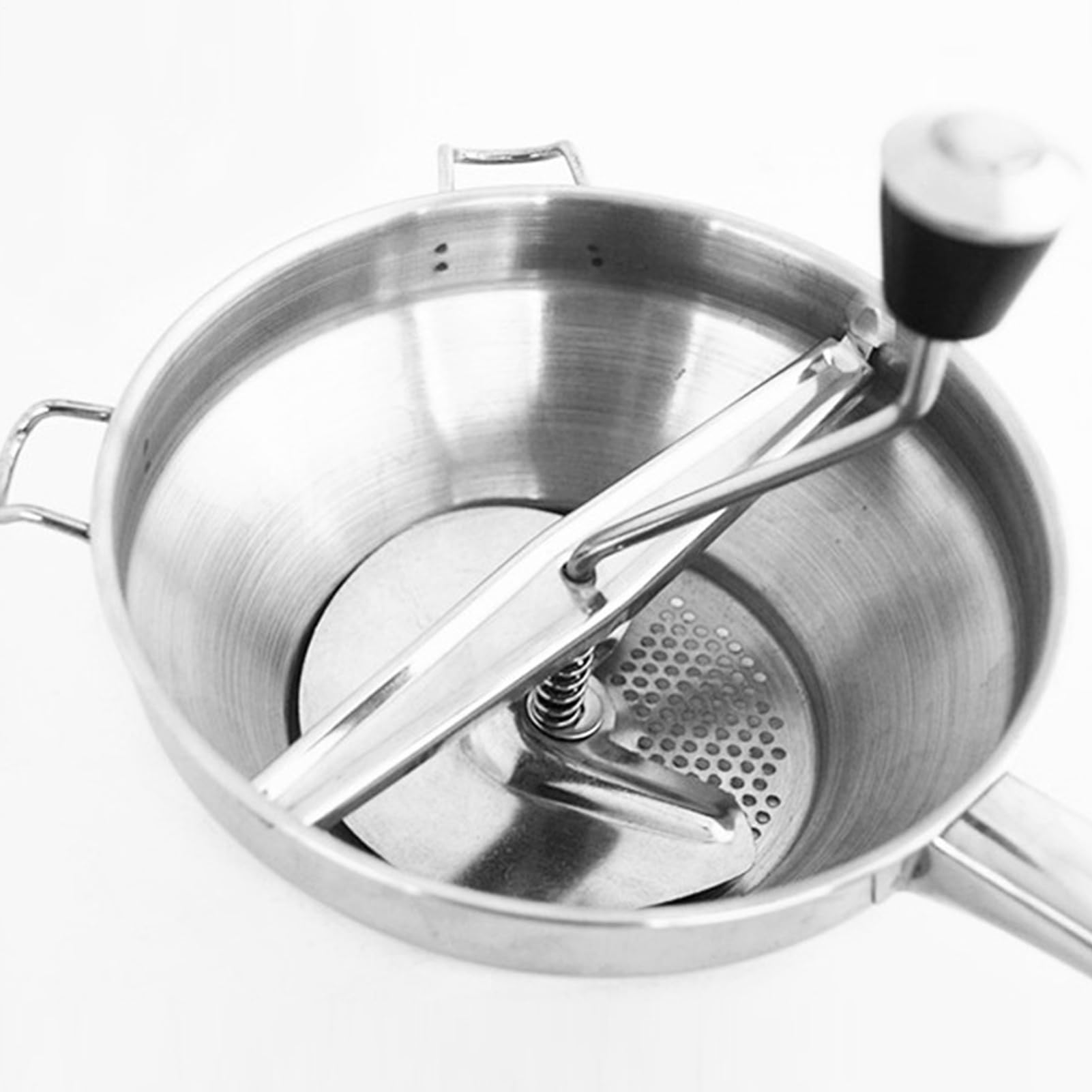 Moulin alimentaire pour sauce tomate, purée de pommes de terre,Presse-tomates Presse-pommes de terre en acier inoxydable avec poignée | Presse-purée ergonomique, passoire à tomates pour sauce tomate,