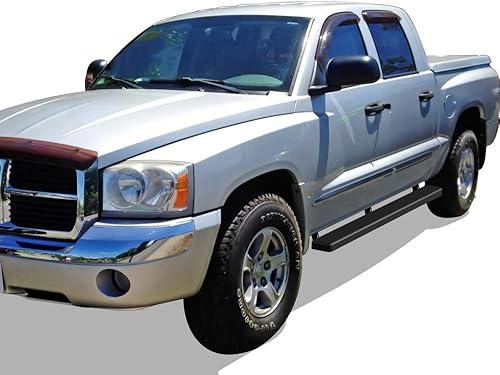 Miniatura 6 de APS iBoard - Estribos de acero inoxidable de 5 pulgadas compatibles con Dodge Dakota 2005-2011 Quad Cab (barras nerf escalones laterales)