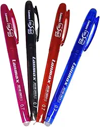 Caneta Mágica Fantasminha Apaga Com Calor Kit Com 4 Cores Canetas Apagável Ferro Tecido Costura