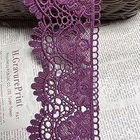 Nastro In Pizzo Ricamato Con Corona Europea - 9cm X 2 Iarde - Per Tende, Tovaglie E Progetti Fai Da Te