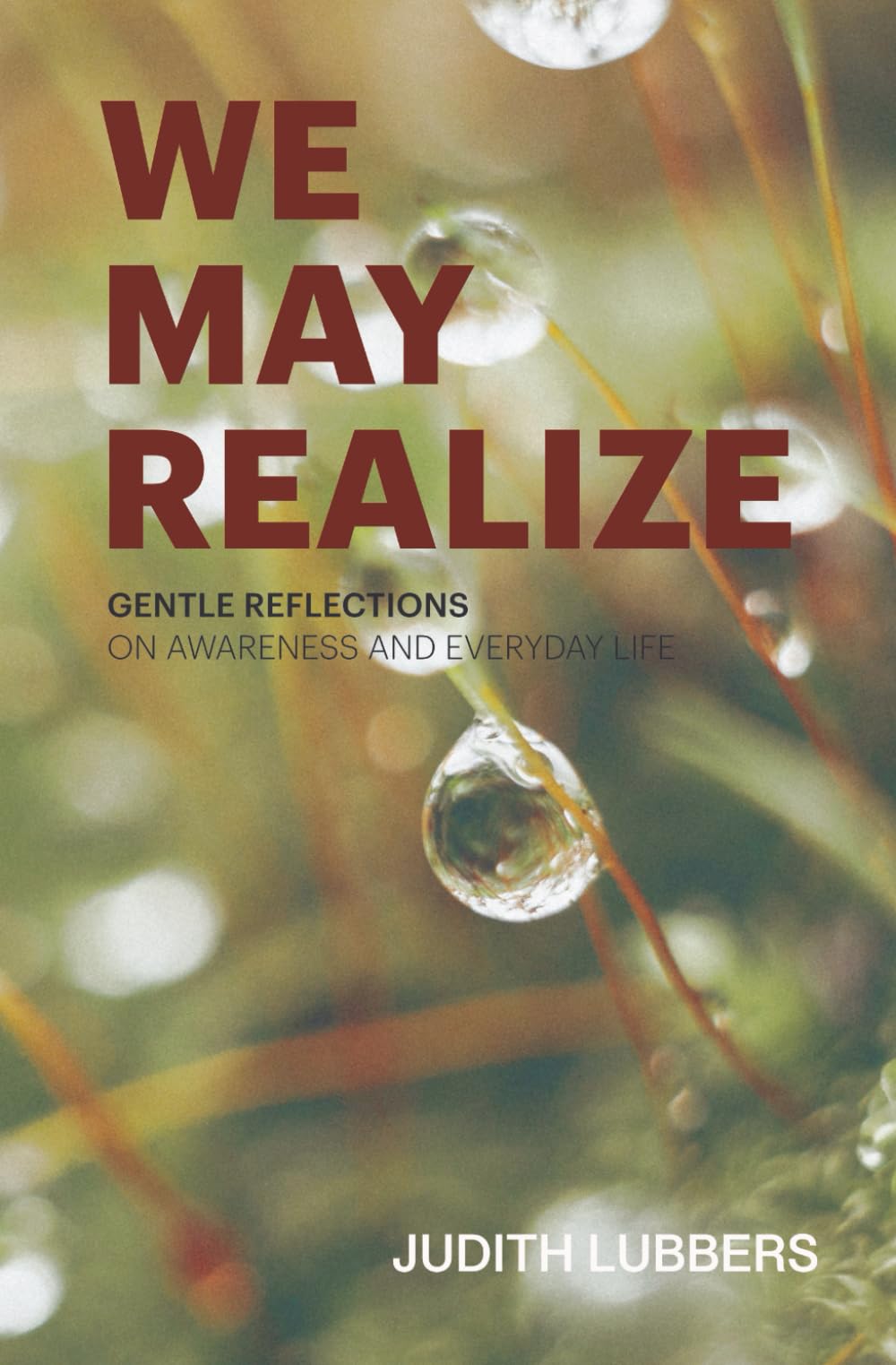 We may realize: Gentle reflections on awareness and everyday life