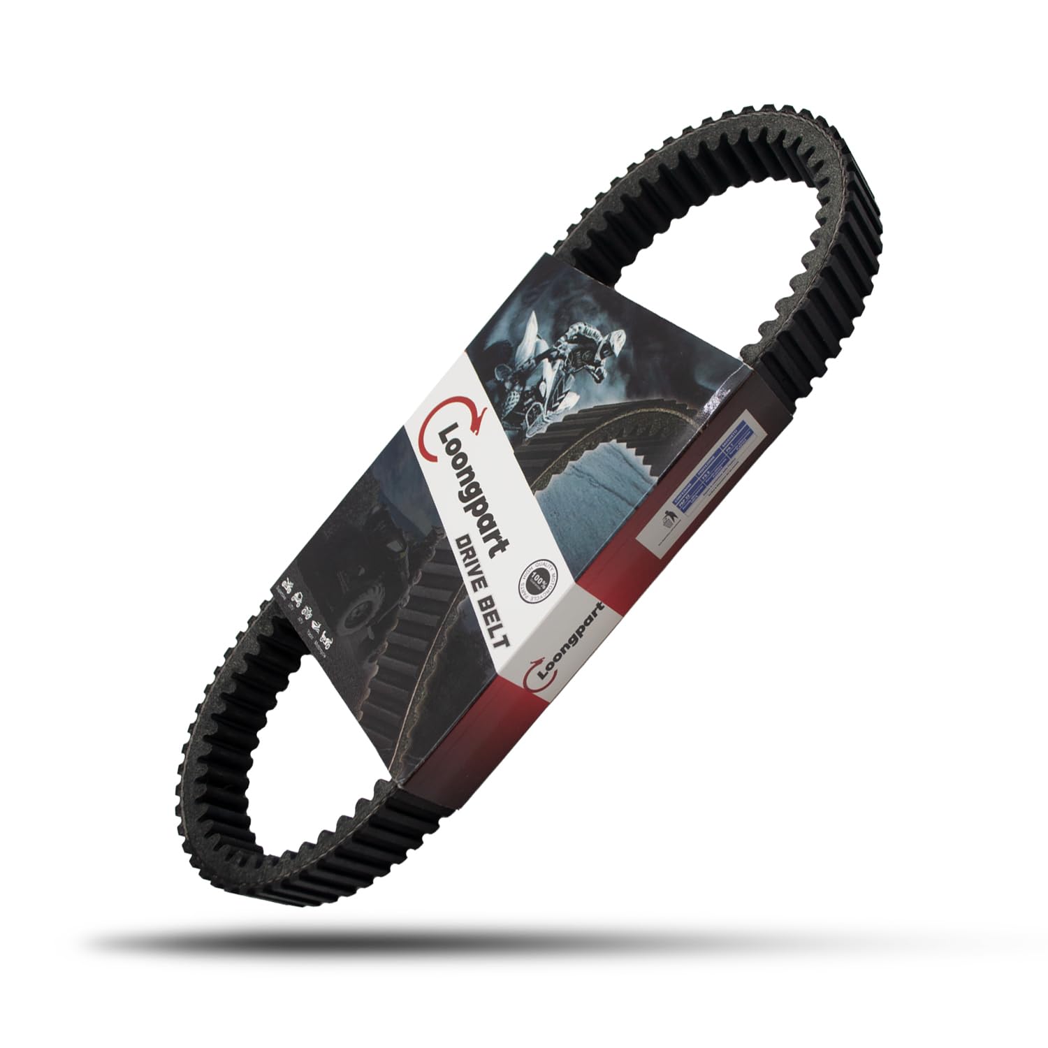 LOONGPART 59011-0011 Drive Belt Compatible with Kawasaki Mule 600/610 2005-2016 SX 2017-2023 KAF400 Engine Replaces OEM 59011-0011 UA451 UHQ451 UXP451 03G3470